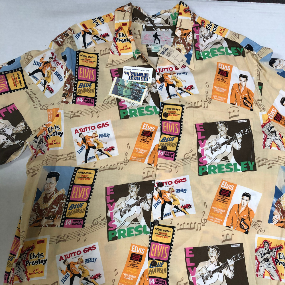 NWT Reyn Spooner Elvis Presley Collectible Shirt